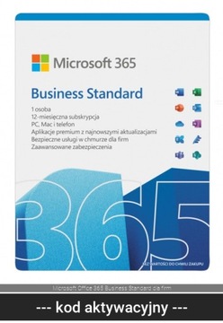 Microsoft Office 365 Business Standard dla firm ( Windows i MACoS )
