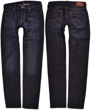 LEE spodnie SLIM low blue jeans POWELL _ W30 L34
