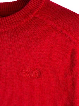 Sweter The North Face czerwony z logiem M