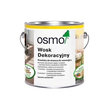 Wosk dekoracyjny, transparentny 25l Brzoza 3136
