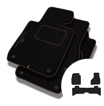 Velurové koberce Performance pro Dodge Ram 1500 IV 2013-2018 krátká verze