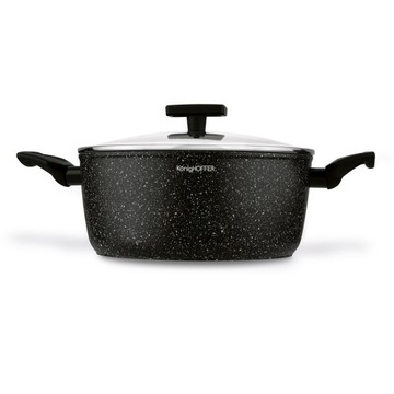 НАБОР КАСТРОЕК Durable, набор из 4 МРАМОРНЫХ КОРЗИН, ИНДУКЦИОННЫЙ, с антипригарным покрытием.