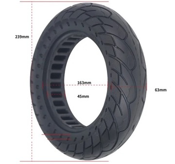 БЕСКАМЕРНАЯ ШИНА 10X2,5 ДЮЙМА ДЛЯ MOTUS SCOOTY 10