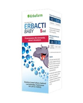 Erbafarm Erbacti Baby krople probiotyk 5 ml