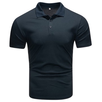 T80 r. M MĘSKA KOSZULKA POLO GŁADKA POLÓWKA