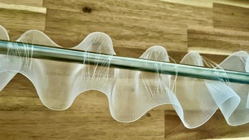 РЕБИННАЯ ЛЕНТА, ТУННЕЛЬ, ГАРНИР, ВОЛНА, ТУННЕЛЬ, 10 СМ, ШТОРА, КАРДИНА, ЛИНИЯ