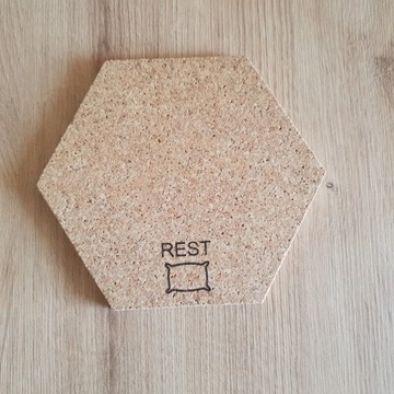 Пробковые подставки для кружек Hexboard мотивация