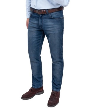 Jeans męskie spodnie lekko zwężane elastyczne PL - 108 cm L:30