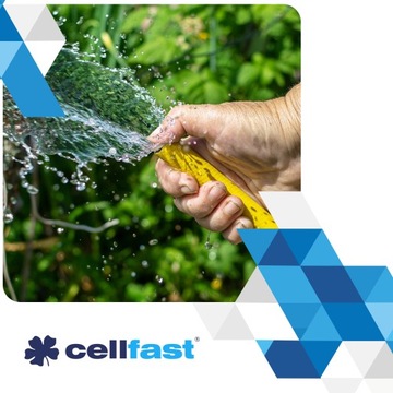 Садовый шланг 3/4 дюйма, 50 м Cellfast 4YELLOW для воды, 4 слоя, ПРОЧНЫЙ, гибкий