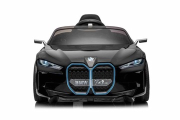 Детский игрушечный автомобиль BMW i4 на аккумуляторе Черный + Бесплатный старт + ЭВА + Экокожа