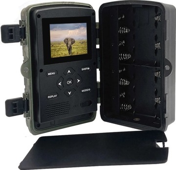 ИК-СТРЕЛЬБА-ЛОВУШКА ЛЕСНАЯ КАМЕРА ВОДОНЕПРОНИЦАЕМЫЙ ДАТЧИК ДВИЖЕНИЯ FULL HD 16 МП НОЧНОЙ РЕЖИМ