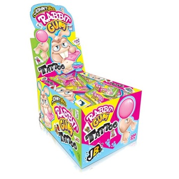 Johny Bee Guma Balonowa Rabbit z tatuażem 200szt