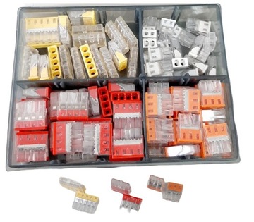 ЭЛЕКТРИЧЕСКИЙ БЫСТРОСОЕДИНИТЕЛЬ ДЛЯ ПРОВОДНОГО КАБЕЛЯ 100 шт.