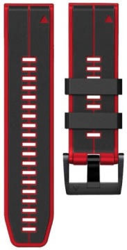 ЧЕРНО-КРАСНЫЙ ремешок Garmin Fenix ​​6X PRO