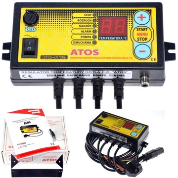 Контроллер печи и котла ATOS + воздуходувка WPA 120 KL.