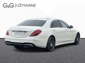 Mercedes Klasa S W222 Limuzyna wersja długa Facelifting 2.9 400d 340KM 2018 Mercedes-Benz Klasa S S 400 D 4MATIC PelnaOpcja SalonPolska SerwisASO VAT23, zdjęcie 2
