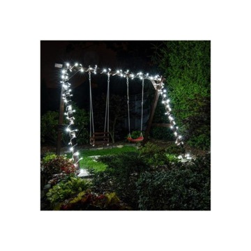 LAMPKI CHOINKOWE 600LED ZEWNĘTRZNE ZIMNY BIAŁY