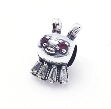 CHARMS KORALIK MODUŁOWA POTWOREK SREBRO 925