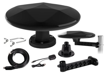 САМАЯ МОЩНАЯ АНТЕННА SAM. ТЕЛЕВИЗОР DVBT КАМЕРА ЯХТА CB7