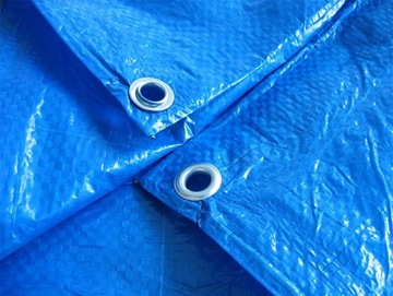 PLANDEKA 4x8 NIEBIESKA ZABEZPIECZAJĄCA OCHRONA POKROWIEC TARP PLANDEKI 8x4