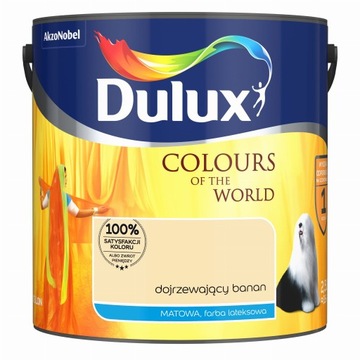 DULUX KOLORY ŚWIATA 2,5L - Dojrzewający banan