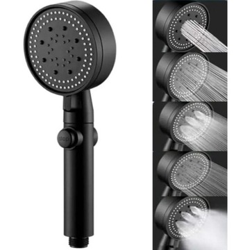 ДУШЕВОЙ НАБОР 3в1 РУЧКА ДЛЯ ДУША РУЧКА ДЛЯ ШЛАНГА ЧЕРНАЯ ЭКОНОМИЧНАЯ