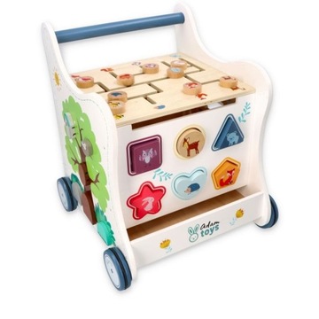 Adam Toys chodzik pchacz drewniany leśna przygoda