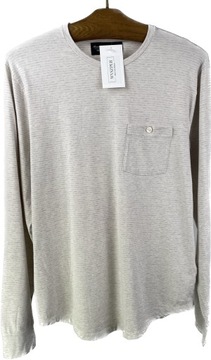 Bluzka męska long sleeve melanż ABERCROMBIE&FITCH r. L