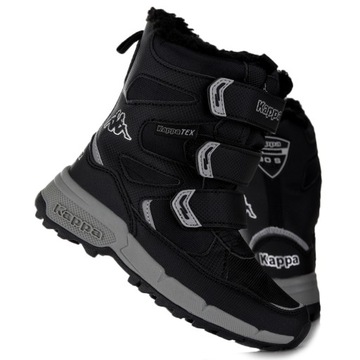 Buty śniegowce ocieplane Kappa VIPOS TEX T BLACK
