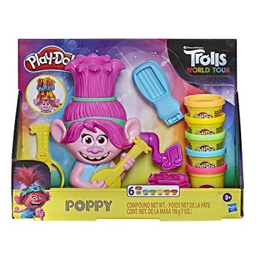 HASBRO Play Doh Ciastolina Trolls Poppy E7022 World Tour Rainbow Hair
