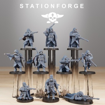 GrimGuard Marksmen x10 - Station Forge - Druk 3D