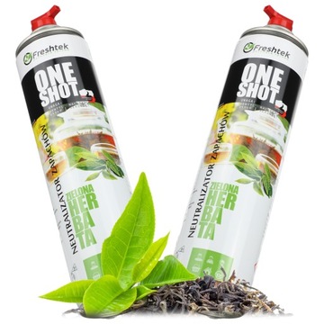 Freshtek One Shot Zielona Herbata 600ml, 2 sztuki