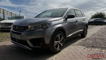 Peugeot 5008 II Crossover 1.6 BlueHDI 120KM 2017 Peugeot 5008 1.6 hdi Automat 7 osob. Ledy pol skory Navi kamera zamiana g, zdjęcie 5