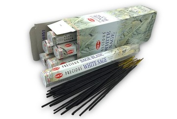 Kadzidełka HEM BIAŁA SZAŁWIA WHITE SAGE 120szt