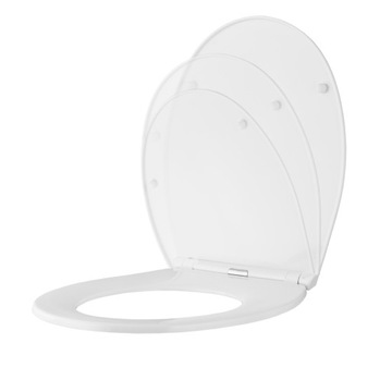 СИДЕНЬЕ ДЛЯ УНИТАЗА SANTOS SLIM МЕДЛЕННО ЗАКРЫВАЮЩЕЕСЯ