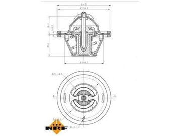 TERMOSTAT CHEVROLET CORVETTE 5.7 CITROEN C3 I 1.6