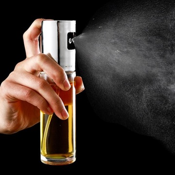 SZKLANY SPRYSKIWACZ DO OLEJU OLIWY OCTU DOZOWNIK W SPRAYU STAL NIERDZEWNA
