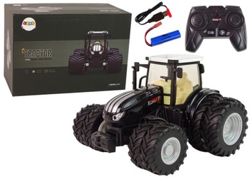 Traktor Zdalnie Sterowany Na Pilota R/C Czarny 2,4G Metal