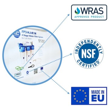 FP3-HJ-K1 АКВАФИЛЬТР ПОД РАКОВИНОЙ ФИЛЬТР ДЛЯ ВОДЫ KDF