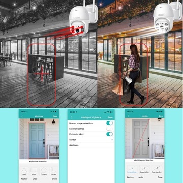 WIFI IP НАРУЖНЫЙ МОНИТОРИНГ FULL HD ZOOM PIR СИГНАЛЬНАЯ КАМЕРА