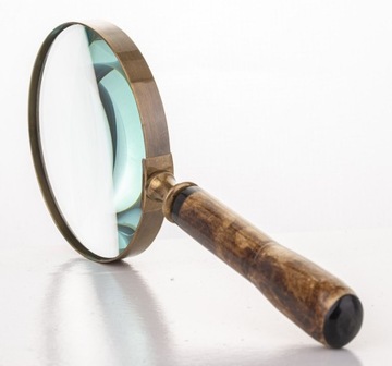 Lupa szkło powiększające 23cm dekoracyjna gabinetowa