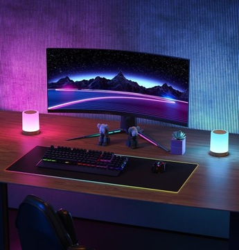 НОЧНАЯ ЛАМПА, СЕНСОРНАЯ ЛАМПА, ДИММИРУЕМАЯ, ИЗМЕНЕНИЕ ЦВЕТА, СВЕТОДИОДНАЯ НАСТОЛЬНАЯ ЛАМПА