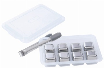 ТЕРМОСТАЛЬНЫЕ КУБКИ ДЛЯ НАПИТКОВ 8 шт + ЩИПЦЫ KLAUSBERG KB-7651.