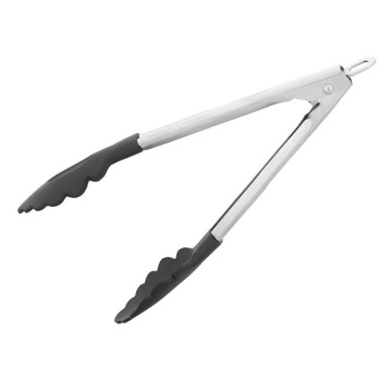 Szczypce kuchenne Ibili, stal nierdzewna/plastik, 30 cm, srebrne