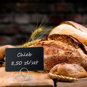 Cenówki kredowe HoReCa do Piekarni i Cukierni 70x105mm gr.0,5mm 10 szt.