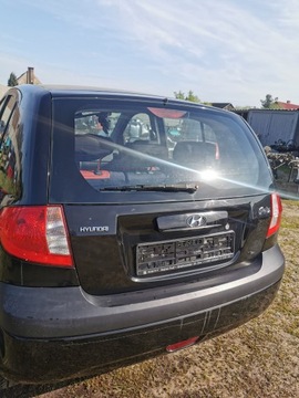 HYUNDAI GETZ FACELIFT 06-11 VÍKO KUFRU KUFRU Z SKLO (OKNO) KOMPLETNÍ BARVA EB ČERNÁ
