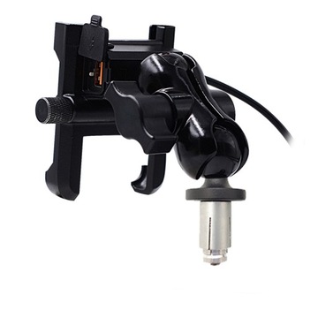 ДЕРЖАТЕЛЬ ДЛЯ ТЕЛЕФОНА USB ЗАРЯДНОЕ УСТРОЙСТВО QC 3.0 МОТОЦИКЛ