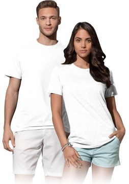 T-SHIRT KOSZULKA BAWEŁNIANA BIAŁA ST2000 ROZ. XL