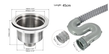 Сливной комплект для умывальника