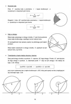 Избранные математические формулы Matura 2024 CKE